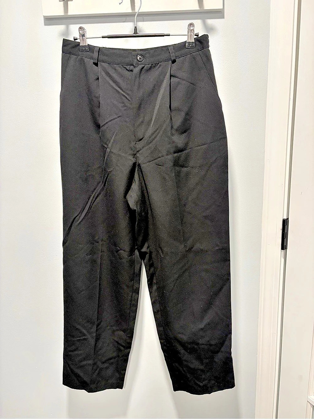Briggs Black Straight Leg Pants Size 12